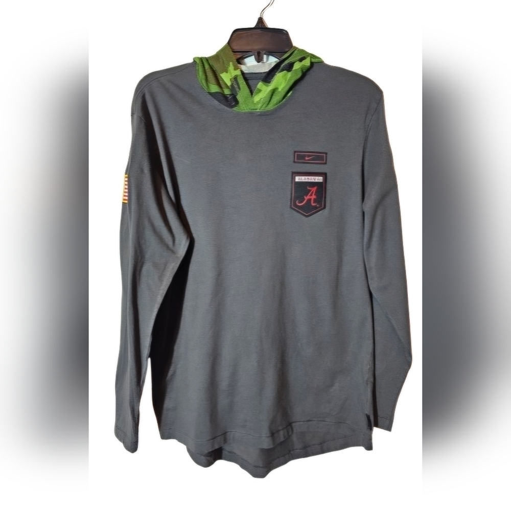 Nike Alabama Crimson Tide Football Military Appreciation Long Sleeve Tee Size M